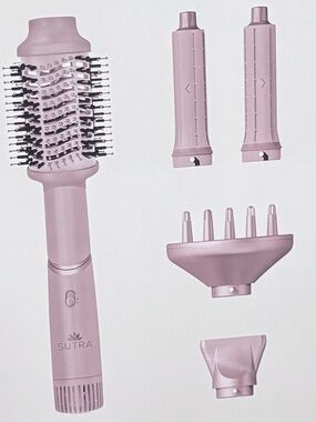 SUTRA Aero Styler Rose Gold Multi-Styler Hair Tool NEW w/ Attachments